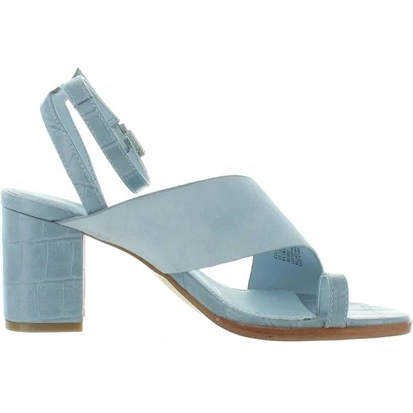 Calvin Klein Light Blue Block Sandals - Picture 8 of 10